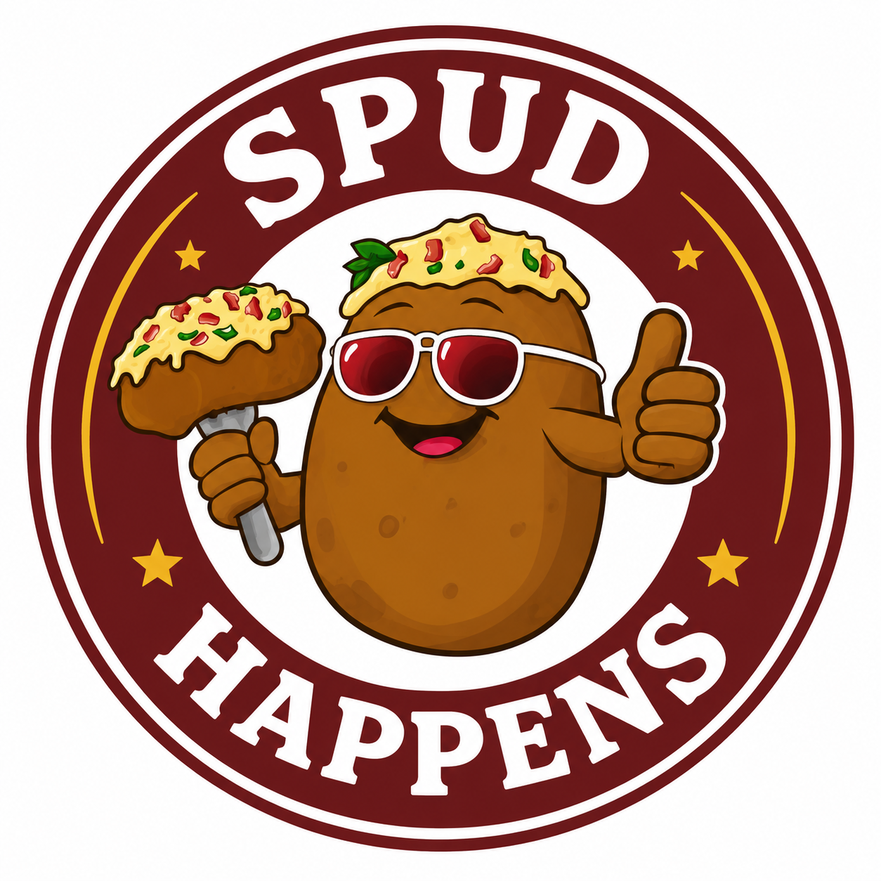 Spud Happens Logo